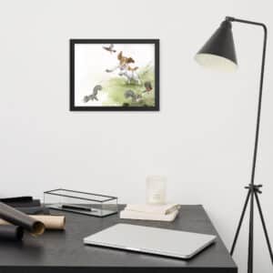 One Last Snoot Boop Framed poster